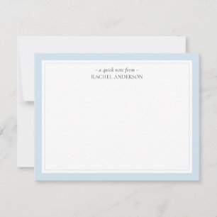 Elegant Classic Double Border Personalised  Card