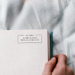 Elegant Classic Ex Libris Custom Name Bookplate Self-inking Stamp<br><div class="desc">Elegant Classic Ex Libris Custom Name Bookplate Self-inking Stamp.</div>