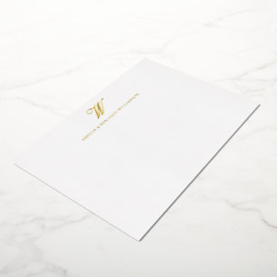 Elegant Classic Family Monogram Minimalist Wedding