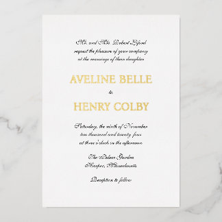 Elegant Classic Formal Wedding