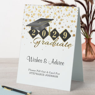 Elegant Classic Graduation Party Black & Gold