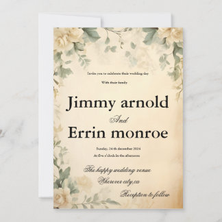 Elegant classic invitation