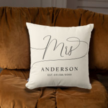 Elegant classic minimalist custom Throw Pillow