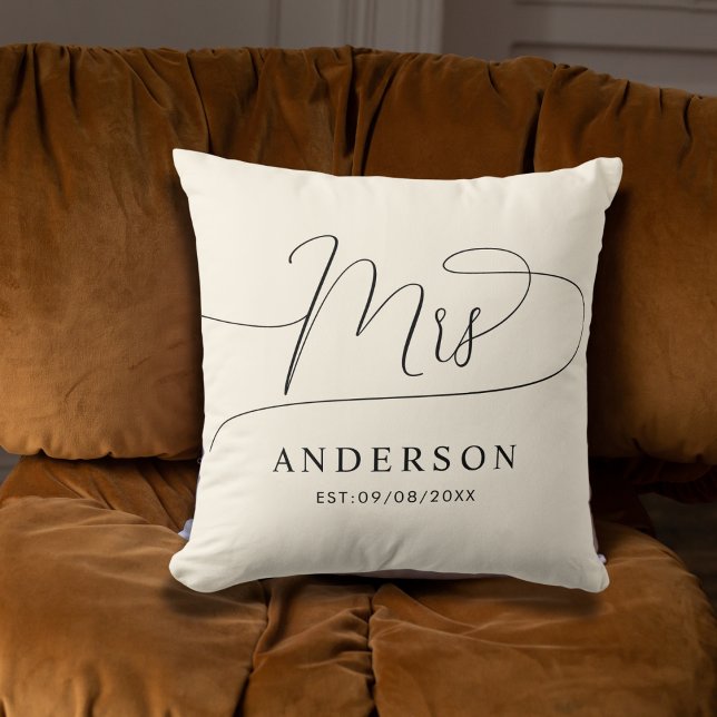 Elegant classic minimalist custom Throw Pillow (Creator Uploaded)