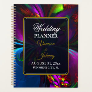 Elegant Classic Modern Floral Pattern #902 Wedding Planner