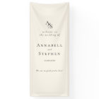 Elegant, Classic, Monogram, Beige, Wedding