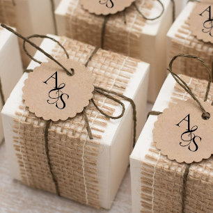 Elegant, Classic, Monogram, Wedding Rubber Stamp
