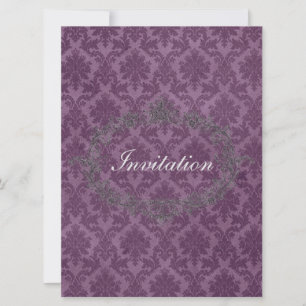 Elegant Classic Personalized Wedding Invitation