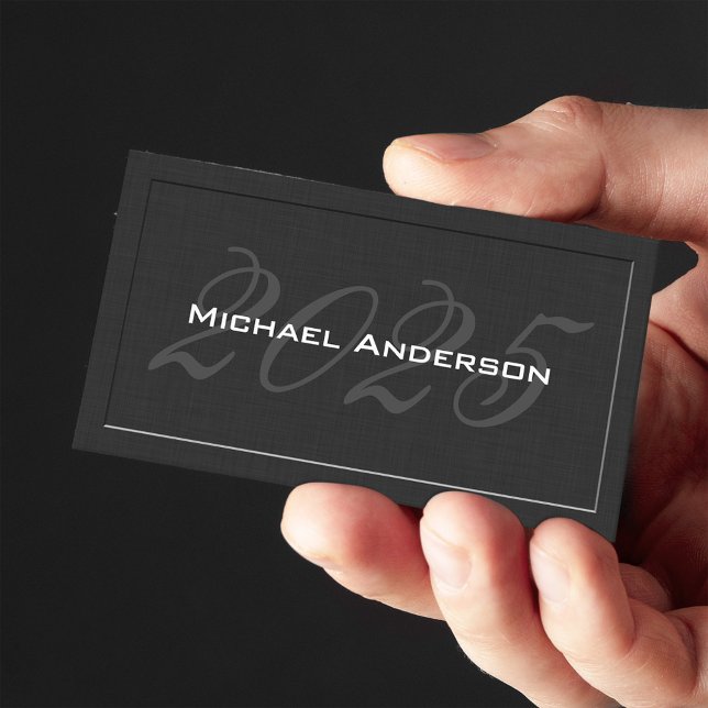 Elegant Classic Senior Class Graduation Name Card (Creator Uploaded)
