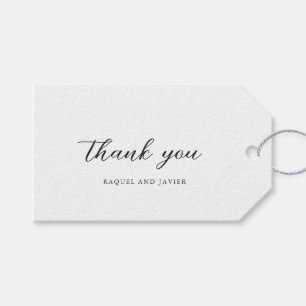 Elegant Classic Wedding Gift Tags