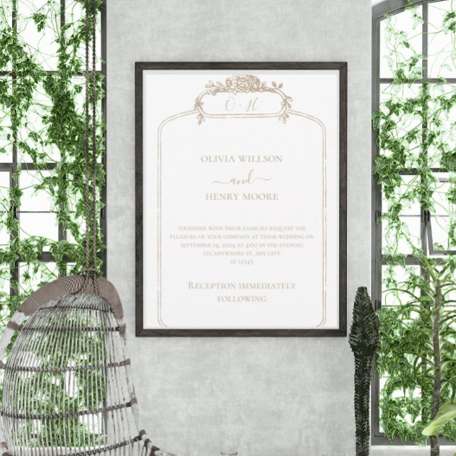 Elegant Classic Wedding Invitation Design (Creator Uploaded)