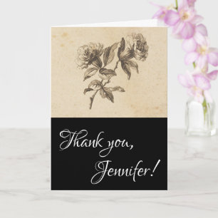 Elegant, Classy and Respectable "Thank you" Card