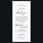 Elegant Classy Black, Place Setting Thank You Card<br><div class="desc">This is the Modern classy Black, Dinner Place Setting Thank You Cards. Share the love and show your appreciation to your guests, when they sit down at their seat and read this personalised charming thank you place setting card. It's a wonderful way to kick off your special day celebration! Please...</div>