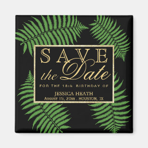 Elegant Classy Bracken 18th Birthday Magnet
