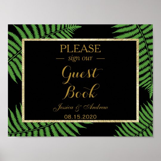 Elegant Classy Bracken Wedding Poster