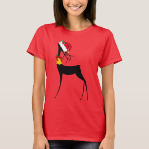 Elegant Classy Christmas Reindeer T-Shirt