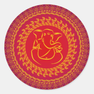 Elegant Classy Ganesh/ Indian God Sticker