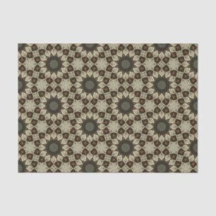 Elegant Classy Geometric Pattern Abstract Floral Tissue Paper