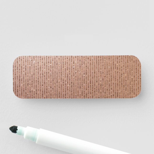 Elegant Classy Gold Sparkle Name Tag (In Situ)