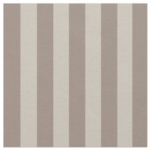 Elegant Classy Grey Brown Taupe Stripe Fabric