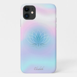 Elegant Classy Lotus Holographic iPhone 11 Case