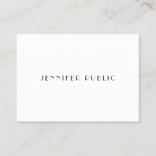 Elegant Clean Design Template Professional Luxury Business Card