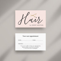 Elegant Clean Rose White Hair Stylist Appointment