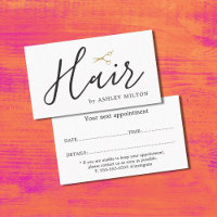 Elegant Clean Scissors Hair Stylist Appointment