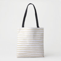 elegant clear faux gold glitter stripes pattern