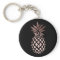 elegant clear faux rose gold tropical pineapple