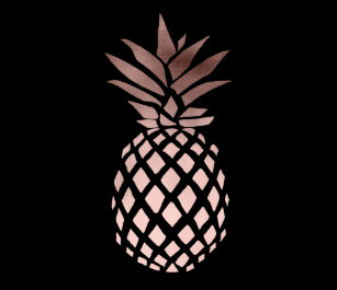 Rose Gold Pineapple Electronics Tech Accessories Zazzle Co Uk