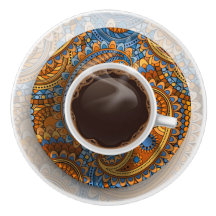 Elegant Coffee Cup Drawer Knob - SRF