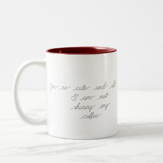 Elegant Coffee Mug- Perfect Gift for Coffee lover Two-Tone Coffee Mug
