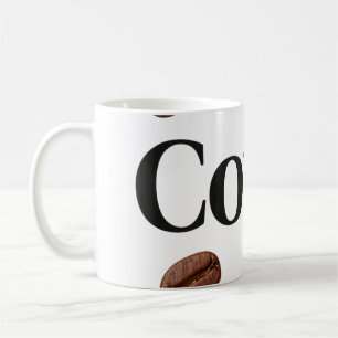 Elegant Coffee Mug with "Coffee" Text – Perfect Gi