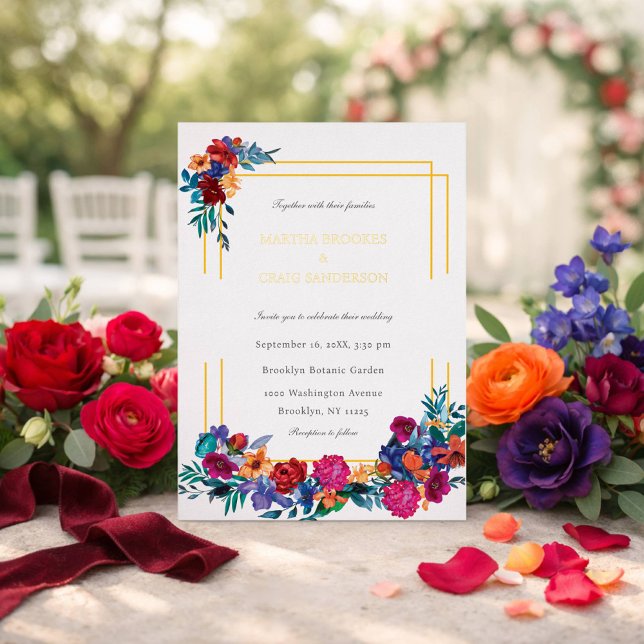 Elegant Colorful Floral Wedding (Creator Uploaded)