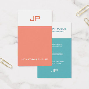 Elegant Colors Elite Design Modern Monogrammed