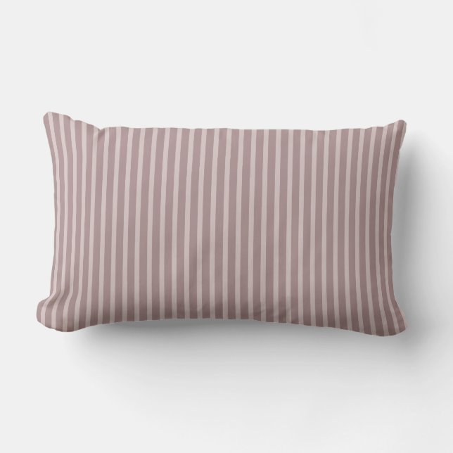 Elegant Colour Harmony Chic Striped Modern Templat Lumbar Cushion (Front)