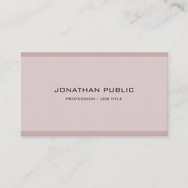 Elegant Colour Harmony Modern Simple Professional Business Card (Front)