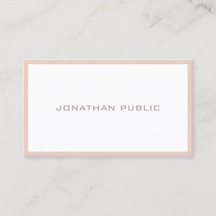 Elegant Colour Harmony Modern Sleek Artistic Plain Business Card
