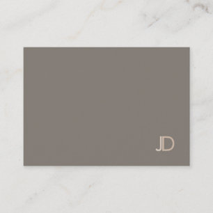 Elegant Colour Harmony Monogram Modern Professiona Business Card