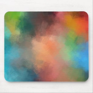 Elegant Colourful Abstract Art Trendy Template Mouse Mat