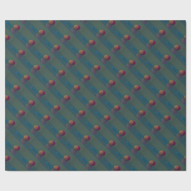Elegant Colourful Crochet Easter Egg Wrapping Pape Paper (Seam)