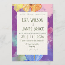 Elegant  Colourful Floral  Wedding 