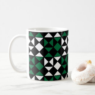 Elegant Colourful Geometric Pattern Coffee Mug