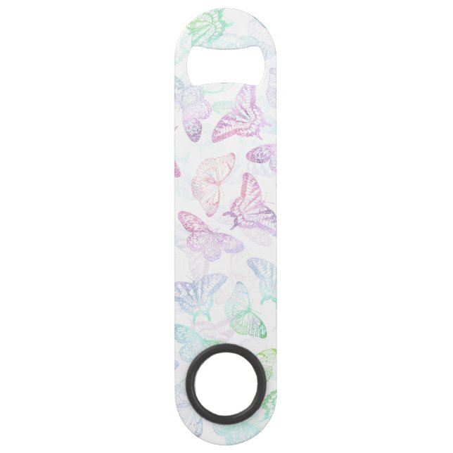 Elegant Colourful Glitter Butterfly Design (Front)