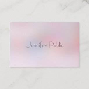 Elegant Colourful Minimalist Template Modern Business Card