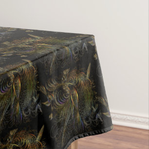 Elegant Colourful Partridges Tablecloth