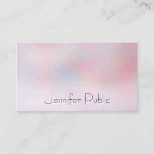 Elegant Colourful Simple Design Modern Template Business Card