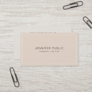 Elegant Colours Creative Design Professional Trend Business Card
