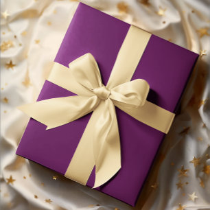 Elegant Colours - Deep Plum Wrapping Paper